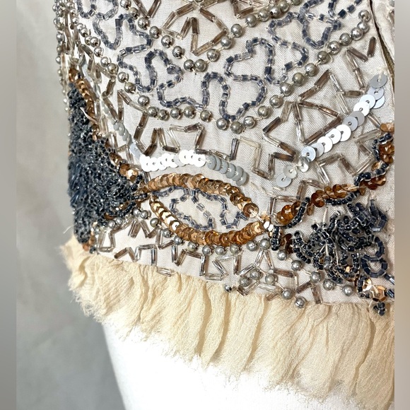 Birger et Mikkelson Night Heavily Beaded Shell sz 42 - Picture 8 of 9